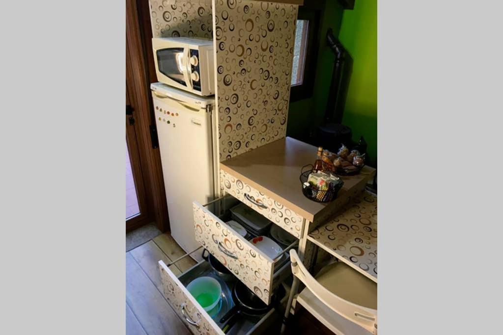 Tranquila Casita De Invitados En Vigo Con Chimenea Exterior foto