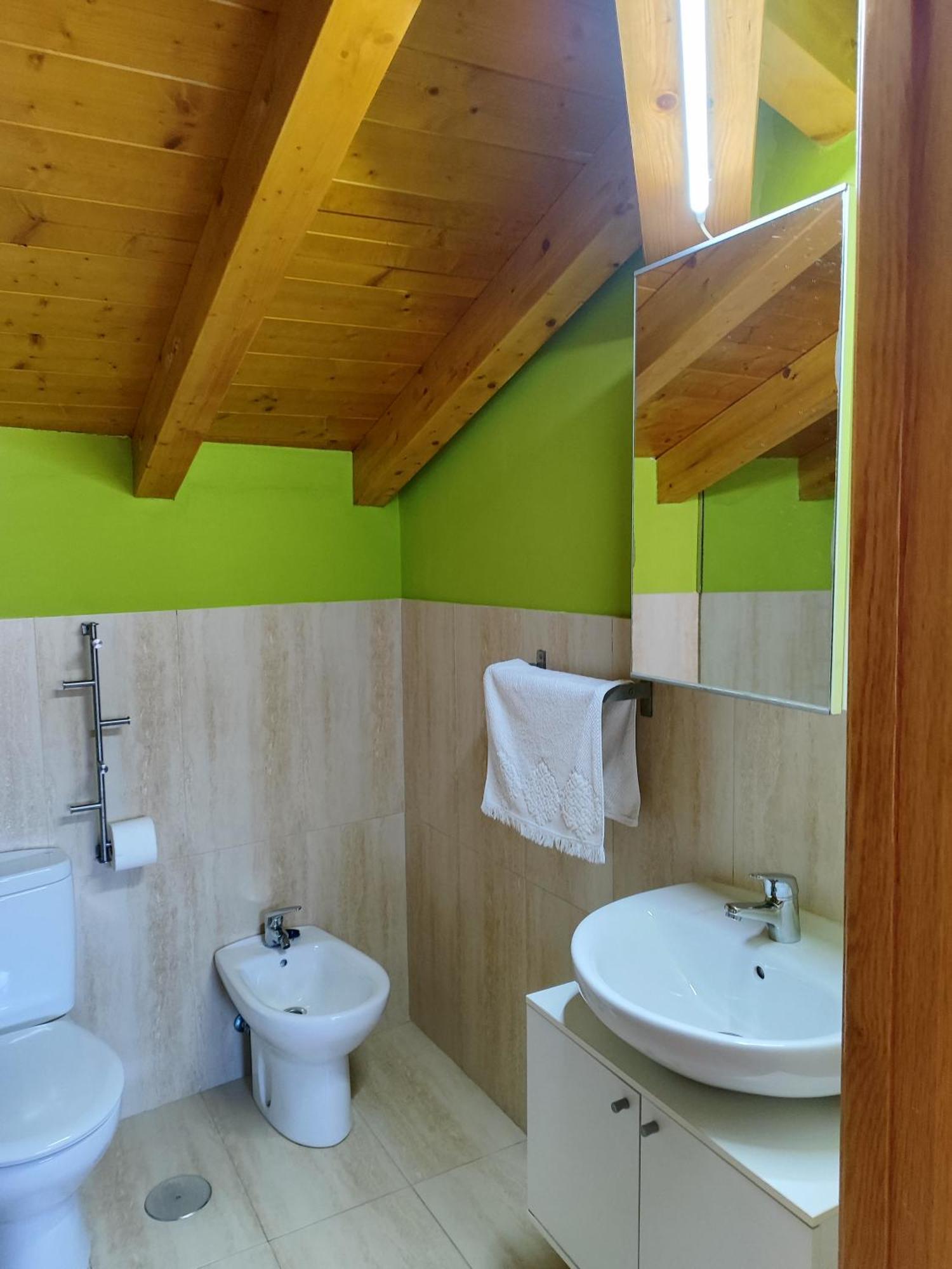 Tranquila Casita De Invitados En Vigo Con Chimenea Exterior foto
