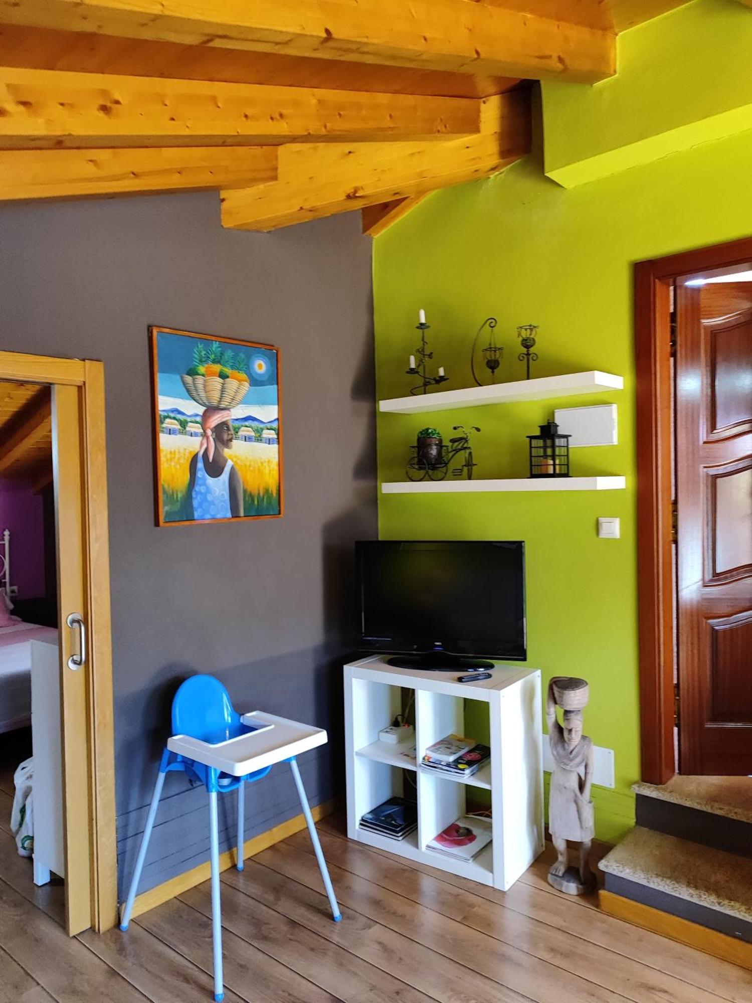 Tranquila Casita De Invitados En Vigo Con Chimenea Exterior foto